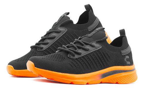 Tenis Para Caballero Charly® Sport Color Negro Comodos
