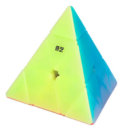 Pyraminx 3x3 Jelly Color Gelatina Qiyi Original Lubricado Stickerless Semi Transparente Colores Pastel Claros Puzzle 3d Novedoso Antiestrés De Lógica Qy Profesional De Velocidad