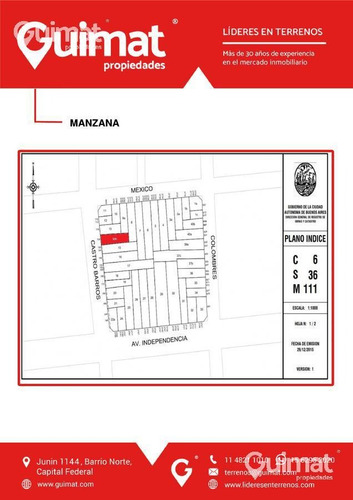 Imagen 10 de 12 de Excelente Lote A Mts De Av. Independencia - Lideres En Terrenos - Guimat Propiedades