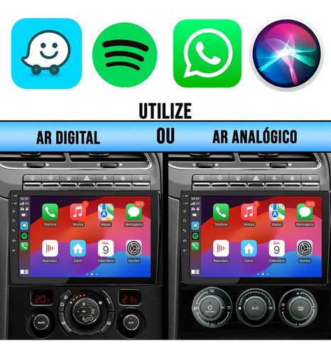 Multimidia 9p Android Carplay Peugeot 3008 11 12 13 14 15 16