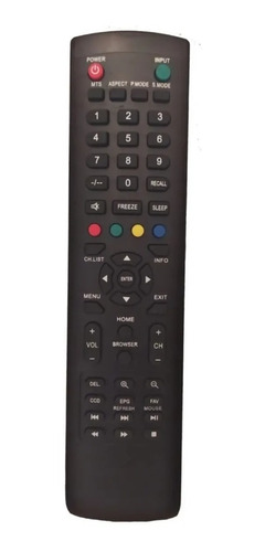 Control Para Tv Aurus Smartv Modelo 3214 Led Emhds 
