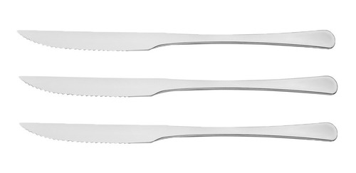 Set X3 Cuchillo De Mesa Acero Inoxidable Tramontina Havana