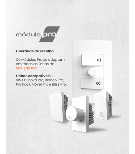 Conjunto Tomada 20a 2p+t 4x2 Inova Pro 85056 Alumbra Branca