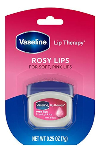 Vaselina Lip Therapy Lip Balm Mini Rosy 025 Oz Paquete De 8