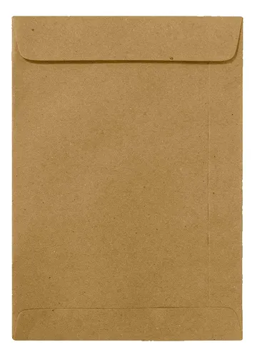 Sobre sobre T10office A4 Pardo Envelope kraft para papel tamaño A4 - pack x 10 unidades