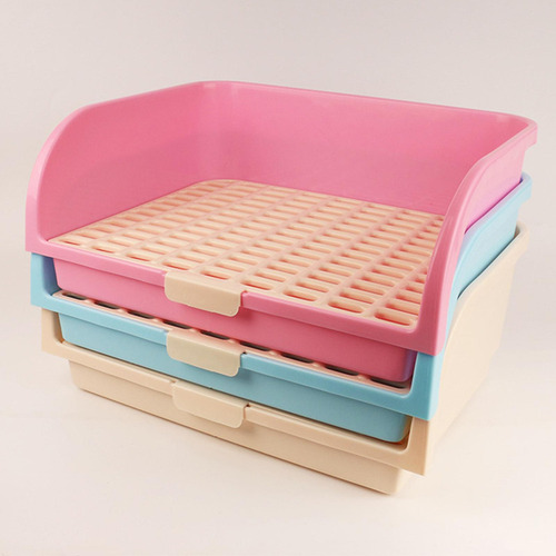 Gran Conejo Bandeja De Arena Para Inodoro Orinal Beige Beige