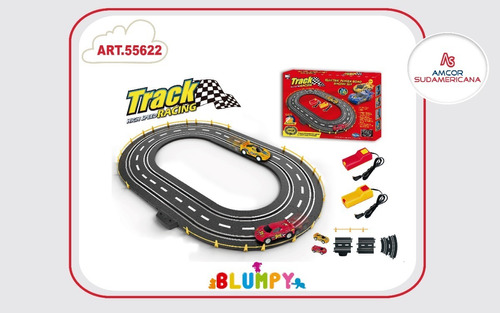 Pista A Pilas Vehiculos Racer Circuito Curvas * Sheshu Toys