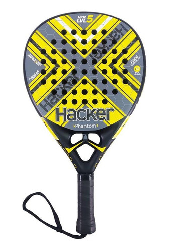 Paleta De Padel Hacker Lvl- 5 Phantom En Palermo Tenis