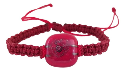 Pulsera  Tejida Macramé Soda Burbuja