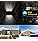 Luces Solares De Pared Impermeables Para Exteriores 6 Unid