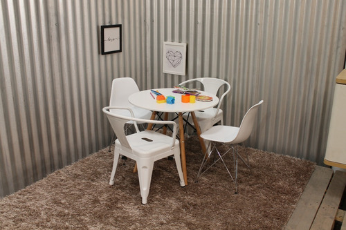 Silla Eames Kids Set X4 Infantil P/chicos Niños- Decototale