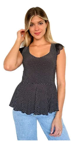Blusas peplum para gorditas sale