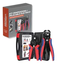 Comprar Crimpeadora Alicate Prensa Pelacable + 1200 Terminales Para Prensar Cables Adecuado Para La Instalación Y La Reparación Cables Maestro Repuesto Para El Hogar Terminales De Extremos De Alambre Proway