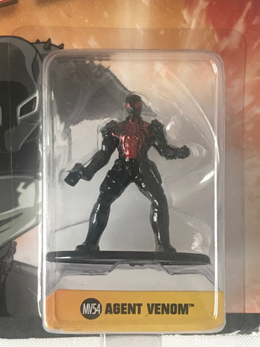Agent Venom Mv54 Marvel Spiderman Nano Metalfigs 4.5cms Ruz (Usado)