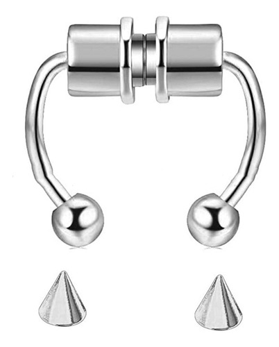 Anillo De Nariz Falso De Oro Rosa Con Forma De U, Estilo Hip