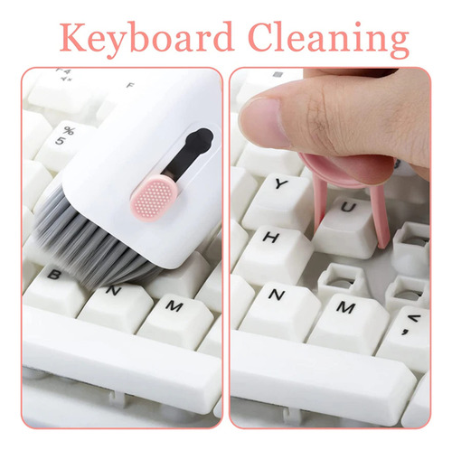 Kit 7 En 1 Cepillo Limpiador Para Teclados Y Accesorios Azul