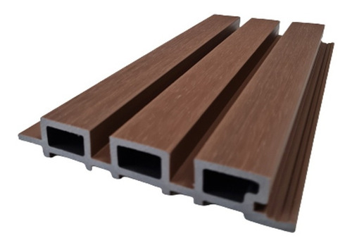 Imagen 2 de 6 de Revestimiento De Pared Pvc Wall Panel Nogal 16,9 Cm