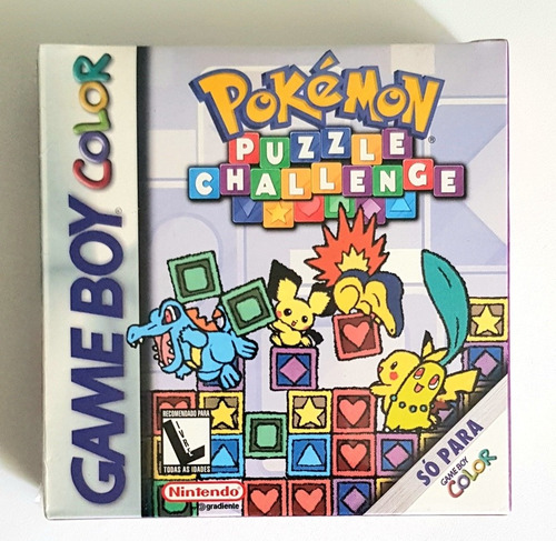 Pokémon Puzzler Gradien Game Jogo Fita Do Gbc Lacrada Origin
