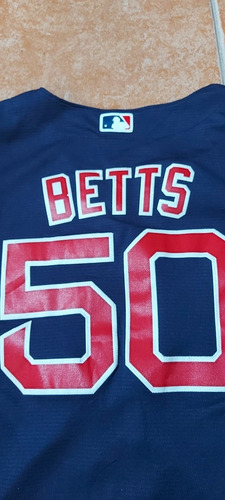 Jersey Red Sox De Boston 50 Betts Majestic Dama Made In Usa (Usado)