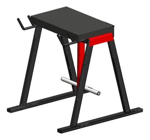 Plano Para Fabricar Maq Gym. Banco De Hiperextension Inversa