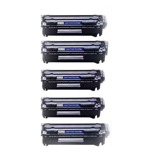 5 Toner Compatível Com Hp Q2612a 12a 2612a Q2612 1010 1020