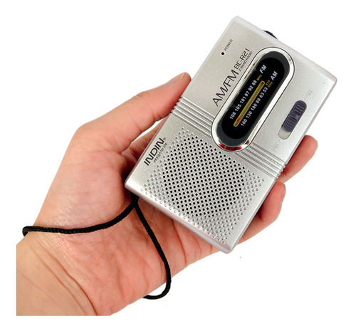 Mini Altavoz Portátil Pocket Am Fm Radio 3.5 Mm 