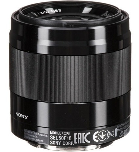 Lente Sony E 50mm F/1.8 Oss Aps-c C/ Nfe