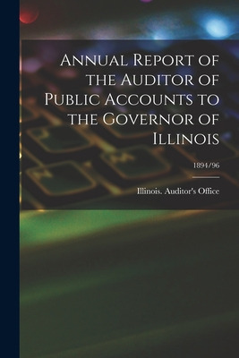 Libro Annual Report Of The Auditor Of Public Accounts To ...