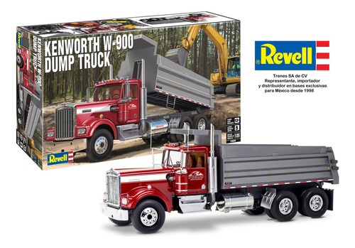 Kenworth W-900 Dump Truck By Revell # 12628 1/25
