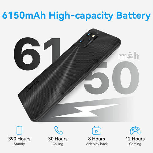 Umidigi Power 7 Smartphone 6150mah,4gb+128gb (expanded 256gb ) Pantalla Fhd+ De 6.7 , Cámara Ai De 20mp+ 8mp Android 11 Teléfono Inteligente
