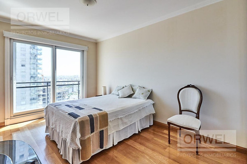 Imagen 10 de 30 de Departamento En Chateau! Piso Alto Con Hermosa Vista! Alquiler Con O Sin Muebles!