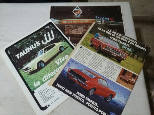 Revista Corsa. Superlote Con Publicidad De Ford Taunus