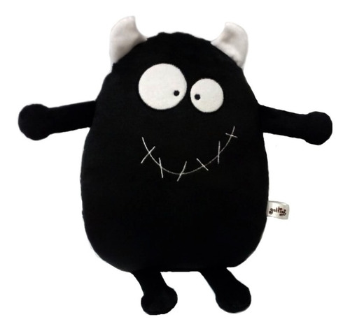 Monstruo Negro Peluche Nombre Personalizado Aniversario 