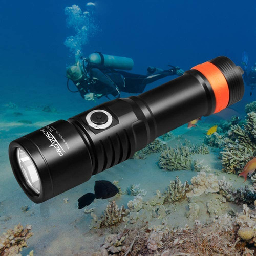 Linterna Led De Buceo Orcatorch D530, 1300lm, Recargable