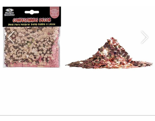 Confete Para Balao Cake Rose Gold /balloon /bobo/ 25 Gr