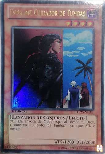 Yugioh! Espía Del Cuidador De Tumbas Lcyw-sp183 1a Ed Ultra 