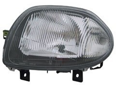 Faro Delt Izq. Vidrio Rayado -tyc- Renault Clio 2000-2003