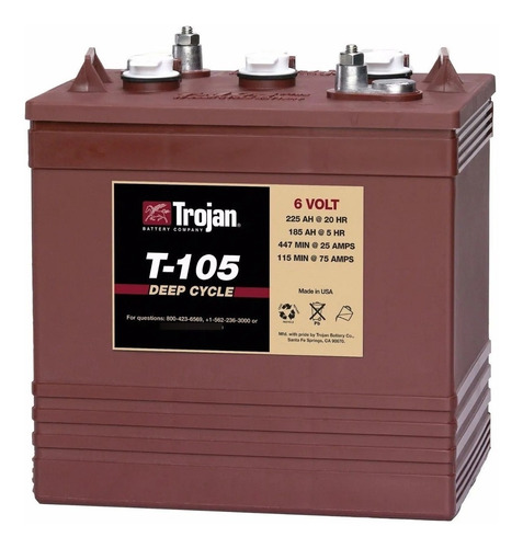 Bateria Trojan T-105 Deep-cycle Flooded