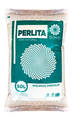 Imagen 1 de 4 de Perlita Complemento Autocultivo Sustrato Bolsón 50 Lts
