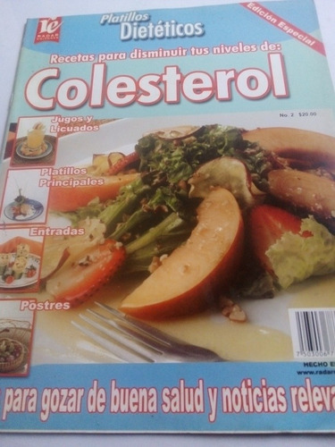 Revista Platillos Dietéticos Colesterol Recetas Recetario