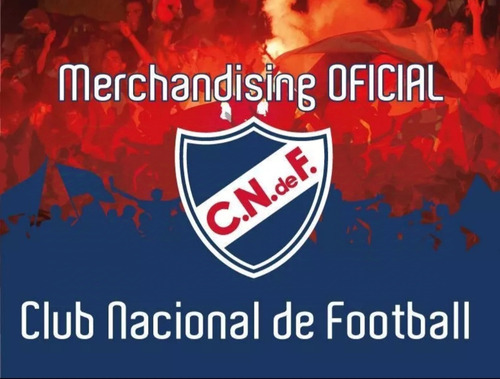 Delantal Club Nacional De Futbol Con Bolsillo