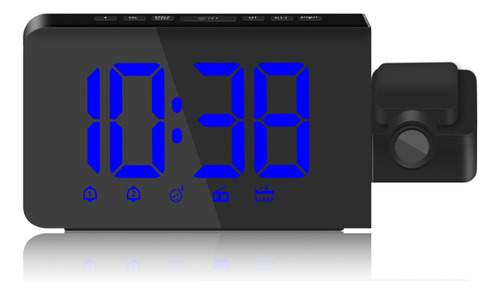 Reloj De Radio Ac Power Fm Con Cambio De Brillo Día/noche, 1
