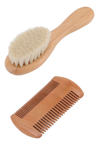 Conjunto De Escova De Cabelo Para Bebês, Pente E Pente De Ma