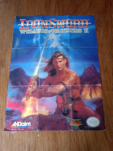 Poster Juego Iron Sword Nintendo Nes