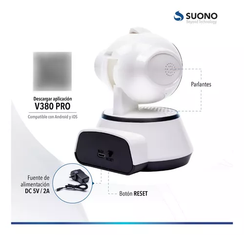 Camara Ip Seguridad Monitoreo Desde Celular 720p Hd Vigilancia Sensor De  Movimiento Color Blanco