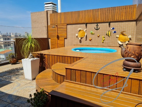 Imagem 1 de 29 de Cobertura A Venda Na Vila São Francisco Com 02 Suítes, 180m² No Condominio Boulevard - Cb00065 - 69316277