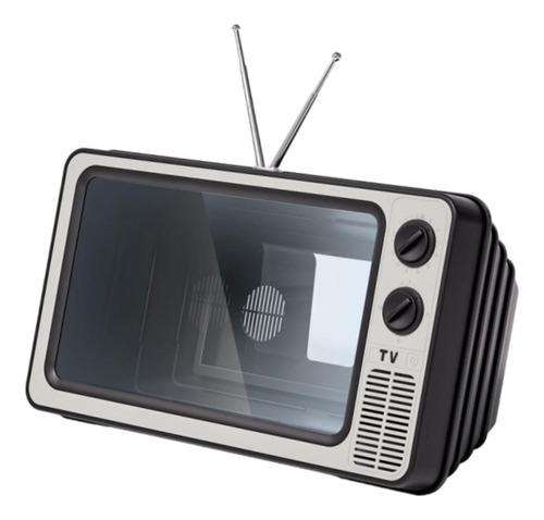 Amplificador De Tv De Design Retrô De 11" Cinza