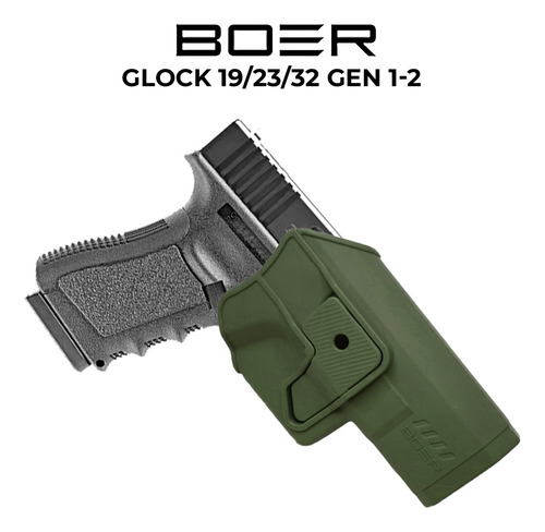 Imagen 3 de 10 de Funda Pistolera Glock Porta Cargador Silmple Porta Esposas