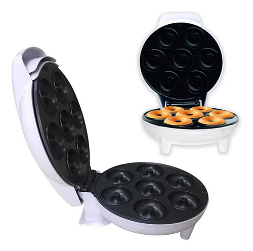 Mini Máquina De Donas 7 Donitas Electrodomestico Para Cocina