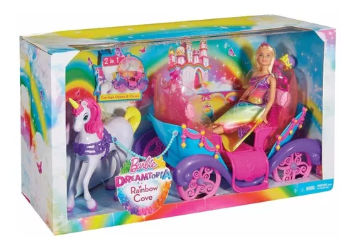 BONECA BARBIE - BARBIE DREAMTOPIA - PRINCESA COM CARRUAGEM